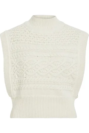 VILA Hoge Kraag Gebreid Gilet