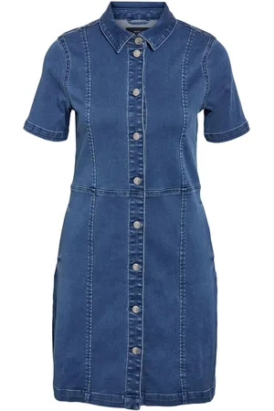 VILA Nmnisa Denim Jurk