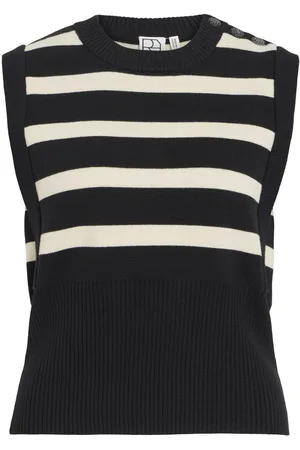 VILA Ronde Hals Gebreid Gilet