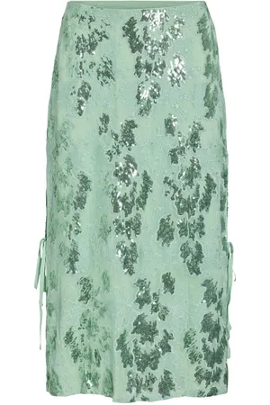 VILA Pailletten Middellange Rok