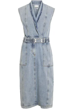 VILA Midi Denim Jurk