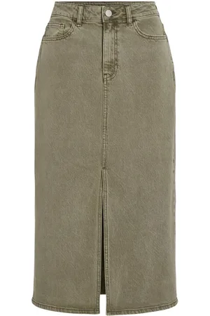 VILA Denim Middellange Rok