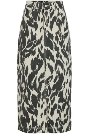 VILA Midi Denim Rok