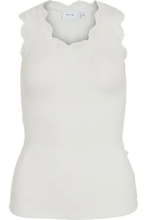 VILA Ronde Hals Mouwloze Top