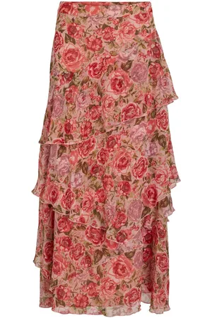 VILA High-waist Maxi Rok
