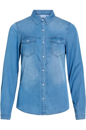 VILA Vibista Zak Spijkerblouse