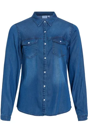 VILA Vibista Zak Spijkerblouse