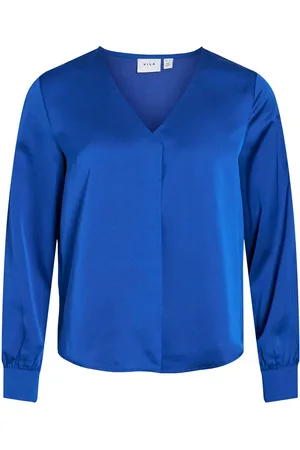 VILA Lange Mouwen Blouse Met V-hals