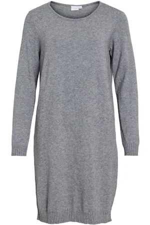 VILA Longsleeve Gebreide Jurk