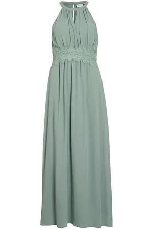 VILA Vimilina Halter Maxi Jurk