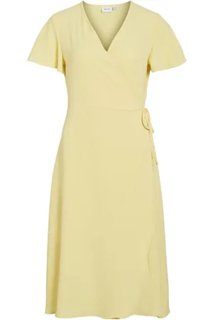 VILA Shortsleeve Wikkeljurk