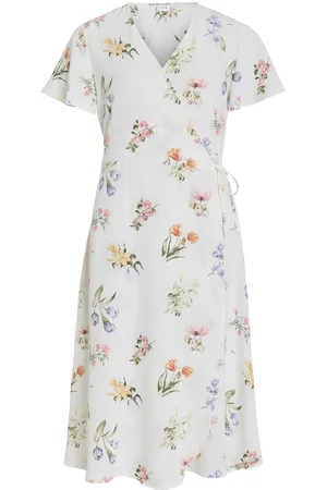 VILA Shortsleeve Wikkeljurk