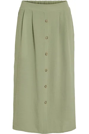 VILA High-waist Middellange Rok