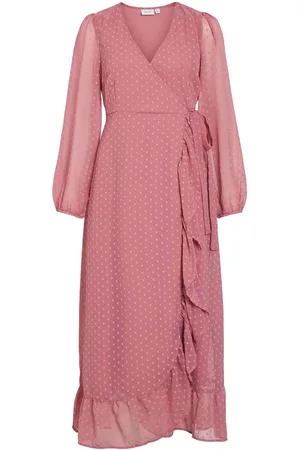 VILA Lange Mouwen Maxi Jurk