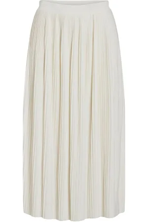 VILA Geplooid Middellange Rok