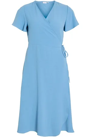 VILA Shortsleeve Wikkeljurk
