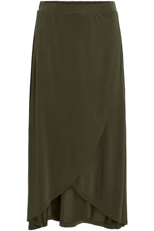 VILA High-waist Middellange Rok