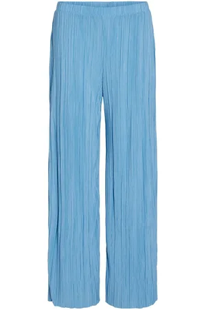 VILA Geribbeld Wide Leg Broek