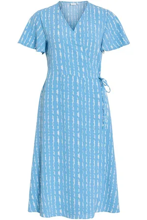 VILA Shortsleeve Wikkeljurk