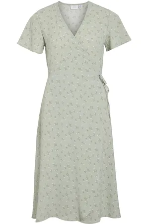 VILA Shortsleeve Wikkeljurk