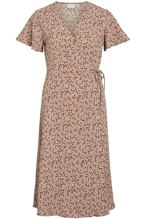 VILA Shortsleeve Wikkeljurk