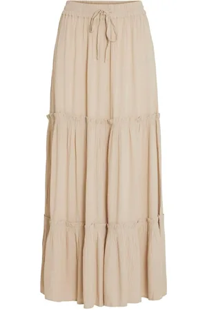 VILA High-waist Maxi Rok