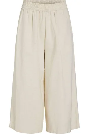 VILA High-waist Cropped Fit Broek