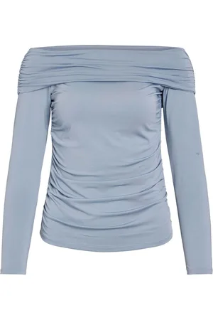 VILA Lange Mouwen Off-shoulder Top
