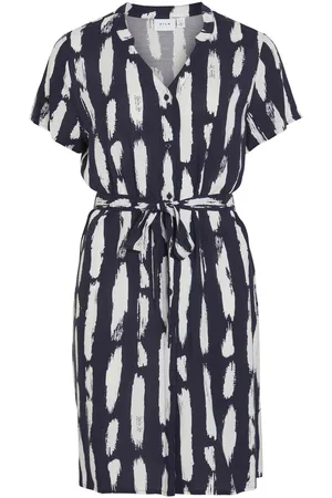 VILA Korte Mouwen Blousejurk