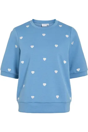 VILA Visif Korte Mouwen Sweatshirt