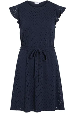 VILA Videlaia Short Jurk Met Kapmouwen