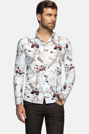 Wam Denim Rennes Floral White Overhemd-2XL