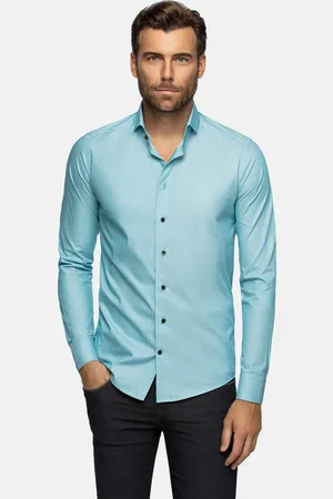 Wam Denim Murial Turquoise Business Overhemd-2XL