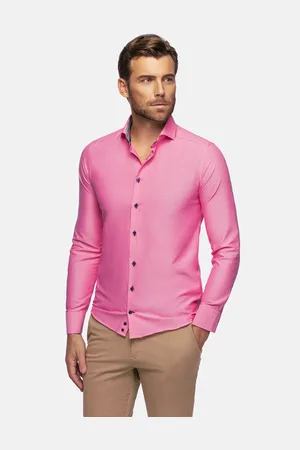 Wam Denim Overhemd Lange Mouw 75698 Cruise Fuchsia -3XL