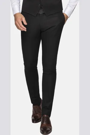 Wam Denim Scottsville Slim Fit Black Suit Pantalon -46-32