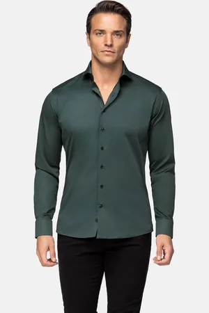 Wam Denim Overhemd Lange Mouw 75716 Morebo Green-2XL
