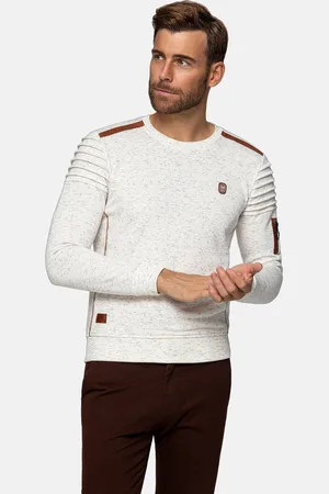Wam Denim Anita Slim Fit Crew Neck Off-White Sweater-2XL