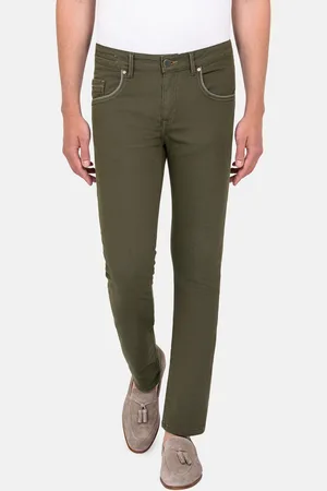Wam Denim Swindon Stretch Slim Fit Khaki Jeans-29-30