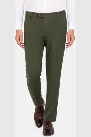 Wam Denim Slim Fit Textured Khaki Pantalon-48