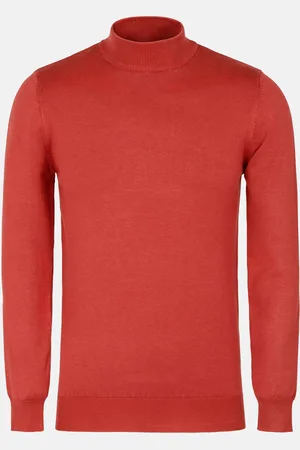 Wam Denim Siena Round-Necked Dark Orange Pullover-2XL
