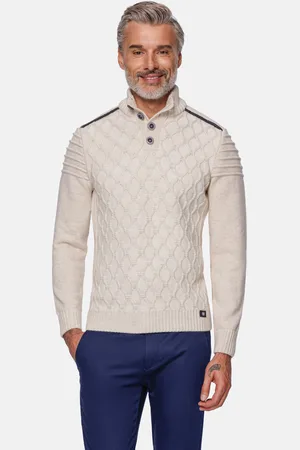 Wam Denim Minevre Pattern Beige Truien-2XL