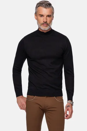 Wam Denim Siena Round-Necked Black Pullover -2XL