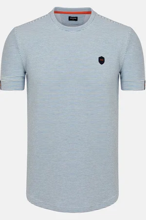 Wam Denim Rocky Slim Fit Stretched Blue T-shirt -2XL