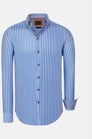 Wam Denim Kevin Regular Fit Blue Overhemd-2XL