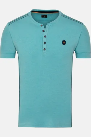Wam Denim Colter Turquoise T-shirt-2XL