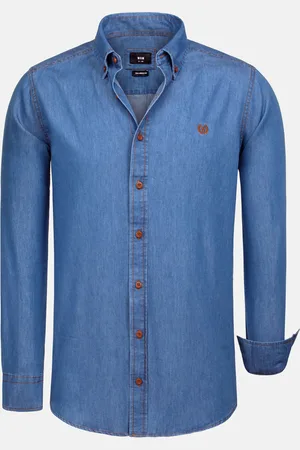 Wam Denim Bali Blue Overhemd -2XL