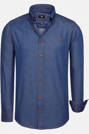 Wam Denim Bali Navy Overhemd -2XL