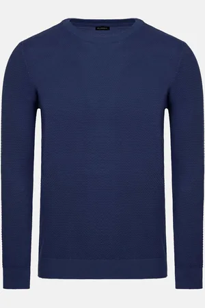 Wam Denim Larry Navy Cotton Pullover-2XL