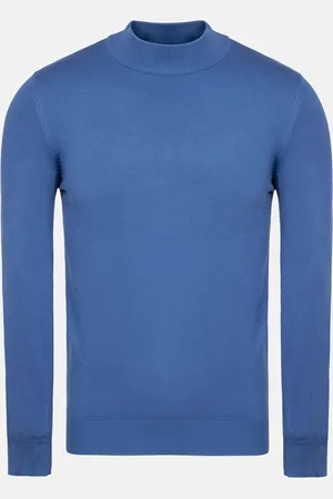Wam Denim Harlem Crew Neck Royal Blue Pullover -2XL