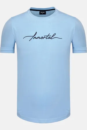 Wam Denim Khaza Slim Fit Blue T-Shirt -2XL